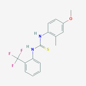 N-(4-methoxy-2-methylphenyl)-N'-[2-(trifluoromethyl)phenyl]thiourea