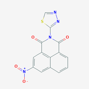 5-nitro-2-(1,3,4-thiadiazol-2-yl)-1H-benzo[de]isoquinoline-1,3(2H)-dione