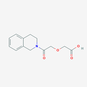 [2-(3,4-dihydro-2(1H)-isoquinolinyl)-2-oxoethoxy]acetic acid