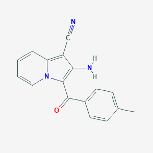 2-Amino-3-(4-methylbenzoyl)-1-indolizinecarbonitrile