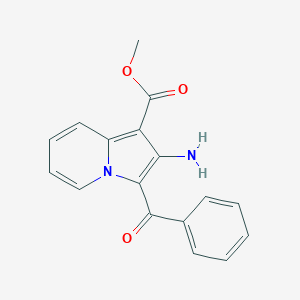 Methyl 2-amino-3-benzoyl-1-indolizinecarboxylate