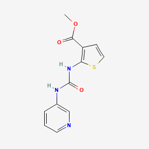 methyl 2-{[(3-pyridinylamino)carbonyl]amino}-3-thiophenecarboxylate
