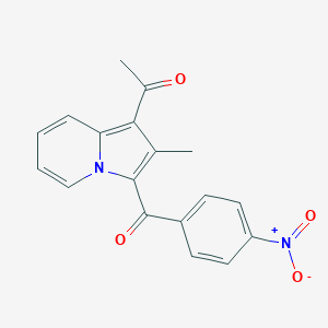 1-(3-{4-Nitrobenzoyl}-2-methyl-1-indolizinyl)ethanone