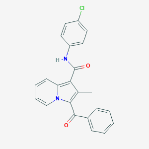 3-benzoyl-N-(4-chlorophenyl)-2-methyl-1-indolizinecarboxamide
