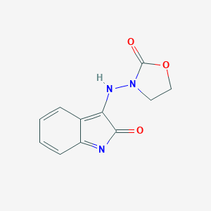 3-[(2-oxoindol-3-yl)amino]-1,3-oxazolidin-2-one