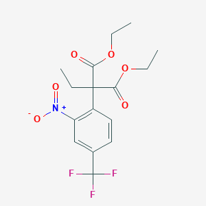 Diethyl 2-ethyl-2-[2-nitro-4-(trifluoromethyl)phenyl]malonate