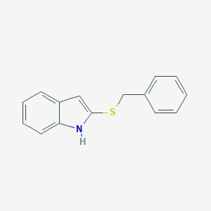 molecular formula C15H13NS B428079 benzyl 1H-indol-2-yl sulfide 