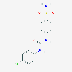 molecular formula C13H12ClN3O3S B428081 1-(4-Chlorophenyl)-3-(4-sulfamoylphenyl)urea CAS No. 173550-69-1