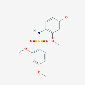 molecular formula C16H19NO6S B4280877 N-(2,4-dimethoxyphenyl)-2,4-dimethoxybenzenesulfonamide 
