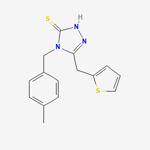 4-(4-methylbenzyl)-5-(2-thienylmethyl)-4H-1,2,4-triazole-3-thiol