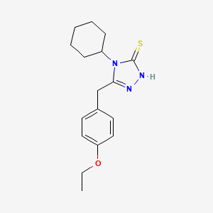 4-cyclohexyl-5-(4-ethoxybenzyl)-4H-1,2,4-triazole-3-thiol