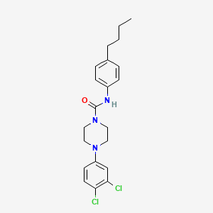 N-(4-butylphenyl)-4-(3,4-dichlorophenyl)-1-piperazinecarboxamide