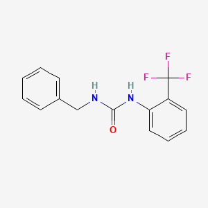 molecular formula C15H13F3N2O B4281002 N-benzyl-N'-[2-(trifluoromethyl)phenyl]urea 