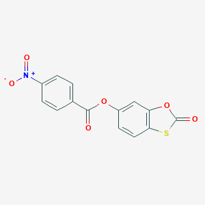 molecular formula C14H7NO6S B428117 2-Oxo-1,3-benzoxathiol-6-yl 4-nitrobenzoate 