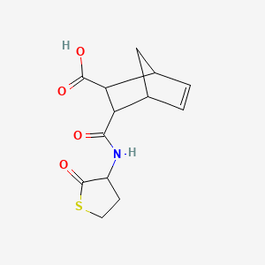 3-{[(2-oxotetrahydro-3-thienyl)amino]carbonyl}bicyclo[2.2.1]hept-5-ene-2-carboxylic acid