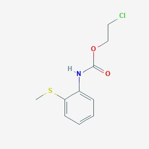 molecular formula C10H12ClNO2S B428136 2-Chloroethyl 2-(methylsulfanyl)phenylcarbamate 