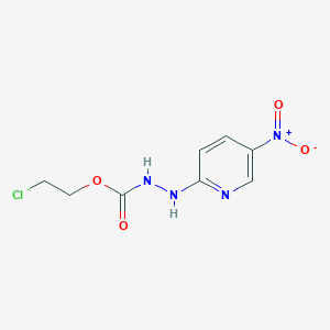 molecular formula C8H9ClN4O4 B428142 2-Chloroethyl 2-{5-nitro-2-pyridinyl}hydrazinecarboxylate 