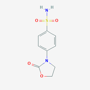 molecular formula C9H10N2O4S B428143 4-(2-Oxo-1,3-oxazolidin-3-yl)benzenesulfonamide CAS No. 444792-24-9