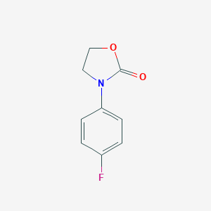 molecular formula C9H8FNO2 B428146 3-(4-Fluorophenyl)-1,3-oxazolidin-2-one 