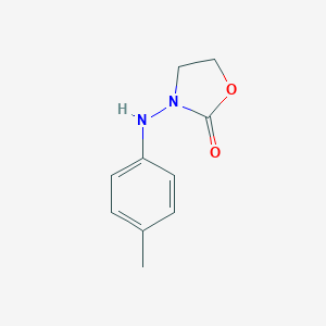 molecular formula C10H12N2O2 B428152 3-(4-Toluidino)-1,3-oxazolidin-2-one 