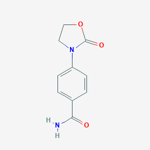 molecular formula C10H10N2O3 B428156 4-(2-Oxo-1,3-oxazolidin-3-yl)benzamide 