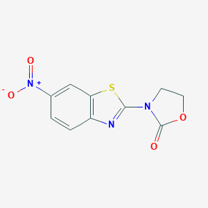 3-{6-Nitro-1,3-benzothiazol-2-yl}-1,3-oxazolidin-2-one