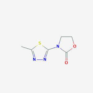 3-(5-Methyl-1,3,4-thiadiazol-2-yl)-1,3-oxazolidin-2-one