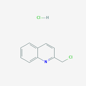 molecular formula C10H9Cl2N B042817 2-(氯甲基)喹啉盐酸盐 CAS No. 3747-74-8