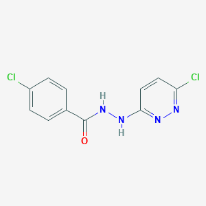 4-chloro-N'-(6-chloro-3-pyridazinyl)benzohydrazide