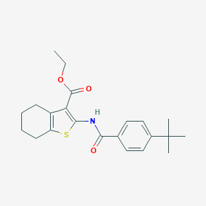Ethyl 2-[(4-tert-butylbenzoyl)amino]-4,5,6,7-tetrahydro-1-benzothiophene-3-carboxylate