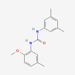 molecular formula C17H20N2O2 B4281791 N-(3,5-dimethylphenyl)-N'-(2-methoxy-5-methylphenyl)urea 