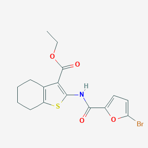 Ethyl 2-[(5-bromofuran-2-carbonyl)amino]-4,5,6,7-tetrahydro-1-benzothiophene-3-carboxylate