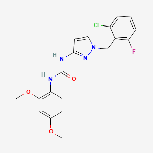 N-[1-(2-chloro-6-fluorobenzyl)-1H-pyrazol-3-yl]-N'-(2,4-dimethoxyphenyl)urea