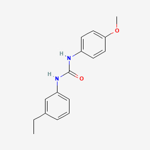 molecular formula C16H18N2O2 B4281886 N-(3-ethylphenyl)-N'-(4-methoxyphenyl)urea 