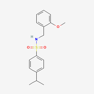 4-isopropyl-N-(2-methoxybenzyl)benzenesulfonamide