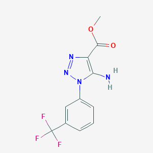 methyl 5-amino-1-[3-(trifluoromethyl)phenyl]-1H-1,2,3-triazole-4-carboxylate