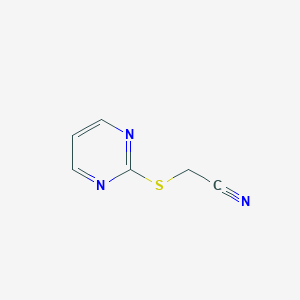 molecular formula C6H5N3S B428194 2-(2-Pyrimidinylsulfanyl)acetonitril CAS No. 74537-75-0