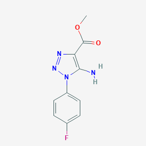 methyl 5-amino-1-(4-fluorophenyl)-1H-1,2,3-triazole-4-carboxylate