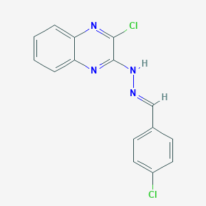 4-Chlorobenzaldehyde (3-chloro-2-quinoxalinyl)hydrazone