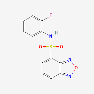 N-(2-fluorophenyl)-2,1,3-benzoxadiazole-4-sulfonamide