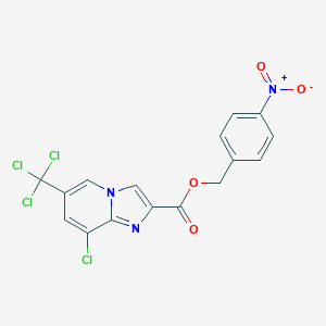 4-Nitrobenzyl 8-chloro-6-(trichloromethyl)imidazo[1,2-a]pyridine-2-carboxylate
