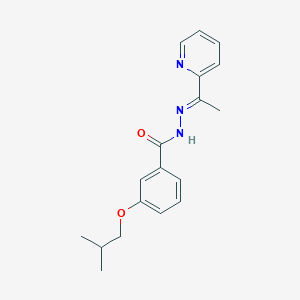 3-isobutoxy-N'-[1-(2-pyridinyl)ethylidene]benzohydrazide