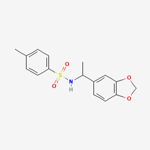 N-[1-(1,3-benzodioxol-5-yl)ethyl]-4-methylbenzenesulfonamide