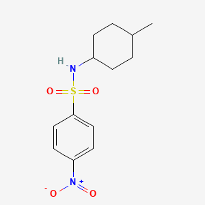 molecular formula C13H18N2O4S B4282080 N-(4-methylcyclohexyl)-4-nitrobenzenesulfonamide 