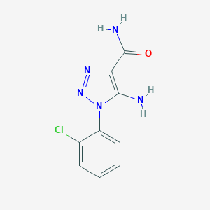 5-amino-1-(2-chlorophenyl)-1H-1,2,3-triazole-4-carboxamide