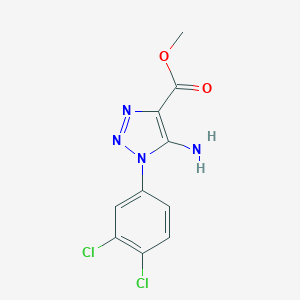 methyl 5-amino-1-(3,4-dichlorophenyl)-1H-1,2,3-triazole-4-carboxylate