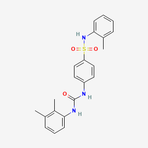 4-({[(2,3-dimethylphenyl)amino]carbonyl}amino)-N-(2-methylphenyl)benzenesulfonamide