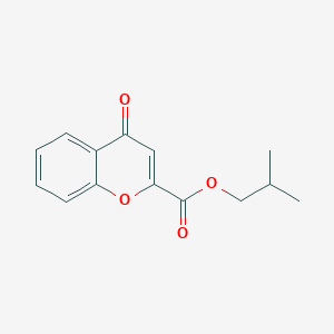 molecular formula C14H14O4 B428220 isobutyl 4-oxo-4H-chromene-2-carboxylate 