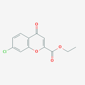 molecular formula C12H9ClO4 B428229 ethyl 7-chloro-4-oxo-4H-chromene-2-carboxylate CAS No. 113850-94-5