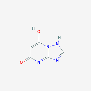 molecular formula C5H4N4O2 B042823 7-Hydroxy[1,2,4]triazolo[1,5-a]pyrimidin-5(1h)-one CAS No. 40775-75-5